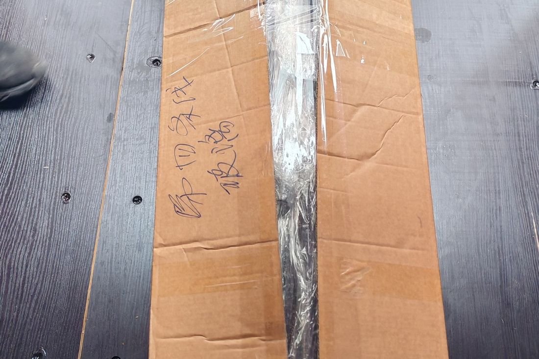 Oral-pouch line container-shipment photo
