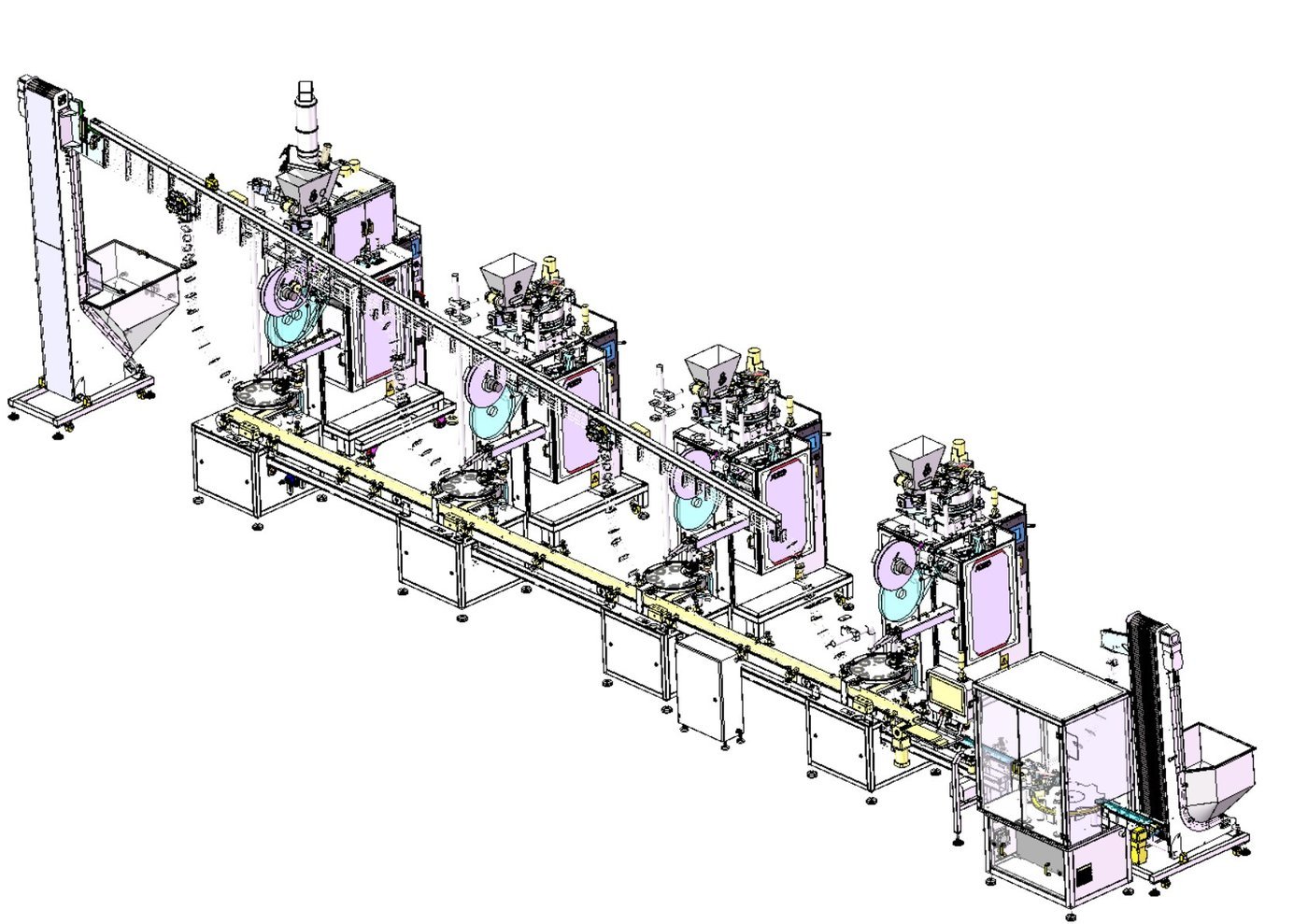 Oral-pouch line — inner-pack zone